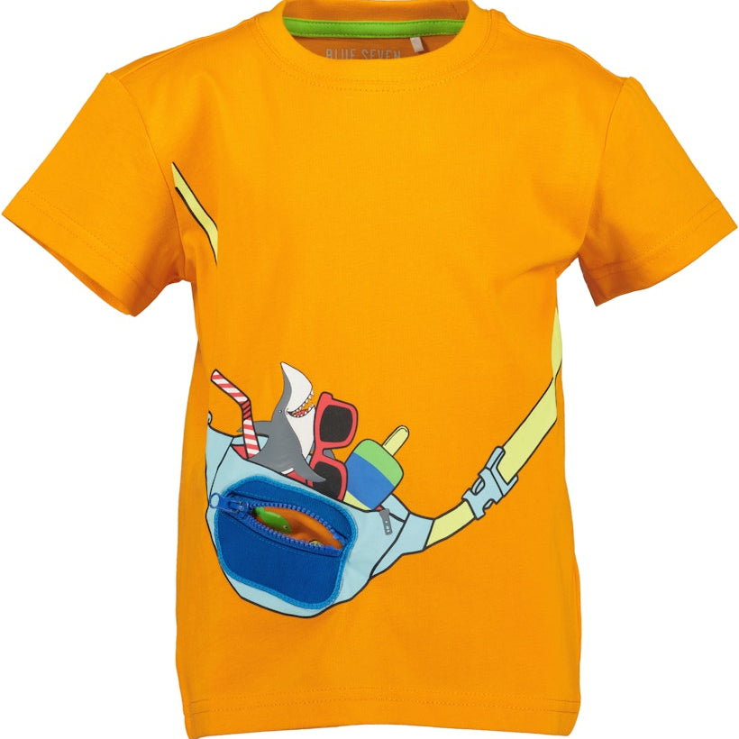 Boys Knitted T-Shirt – Blue Seven (802363)