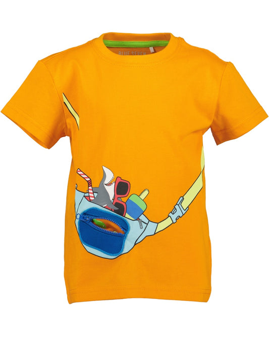 Boys Knitted T-Shirt – Blue Seven (802363)
