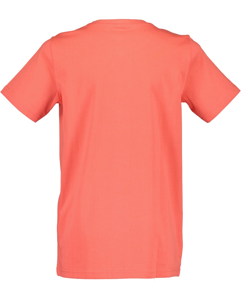 Boys Knitted T-Shirt – Tomato Red
