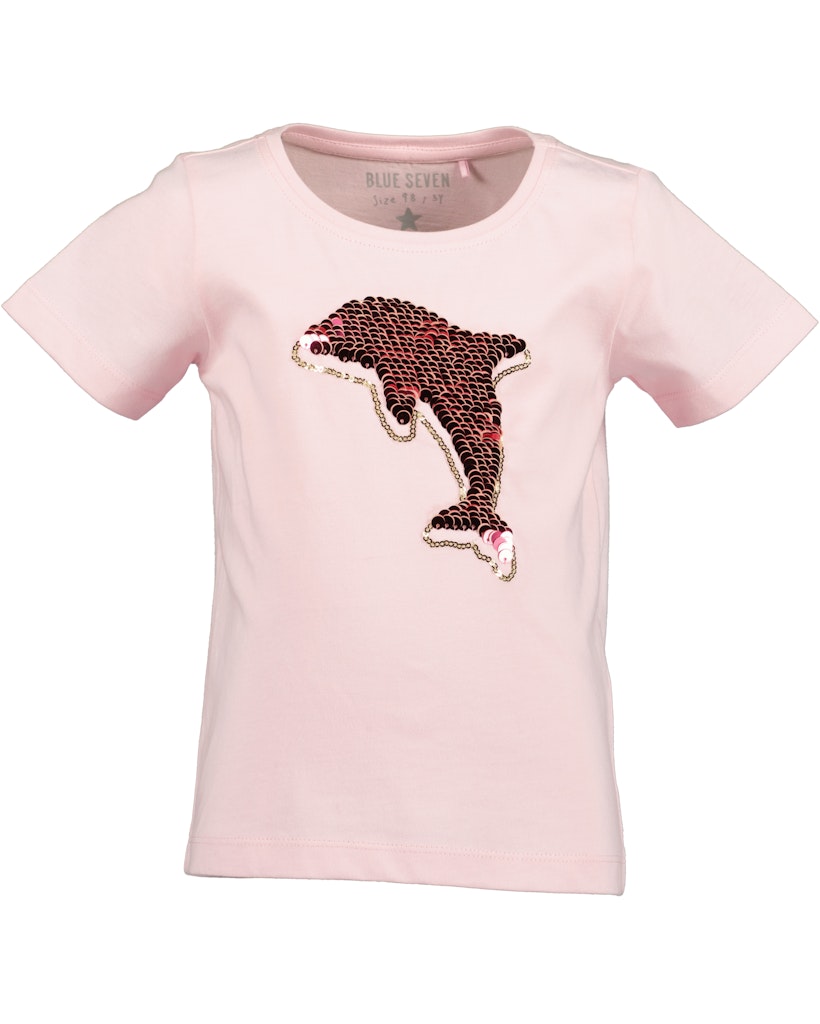 Girls Knitted T-Shirt – Blue Seven (702361)