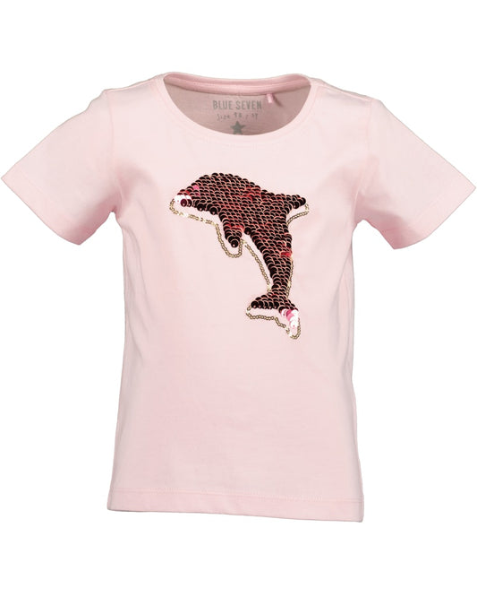 Girls Knitted T-Shirt – Blue Seven (702361)