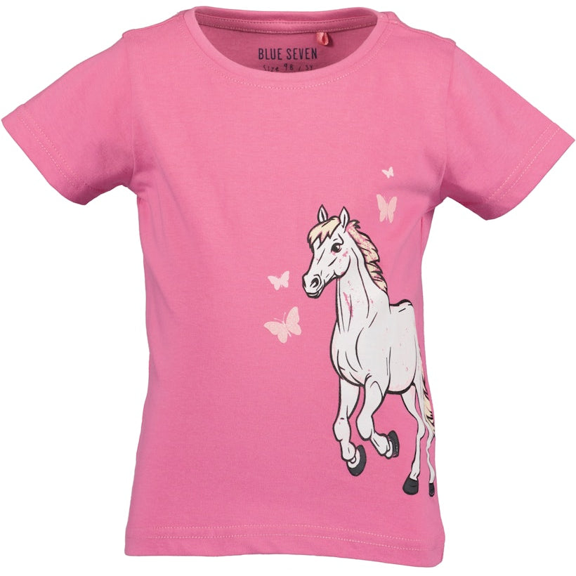 Girls Knitted T-Shirt – Blue Seven (702351)