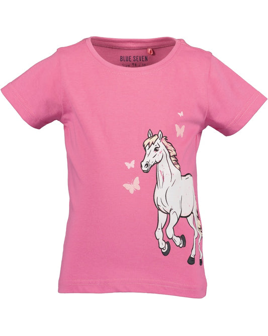 Girls Knitted T-Shirt – Blue Seven (702351)