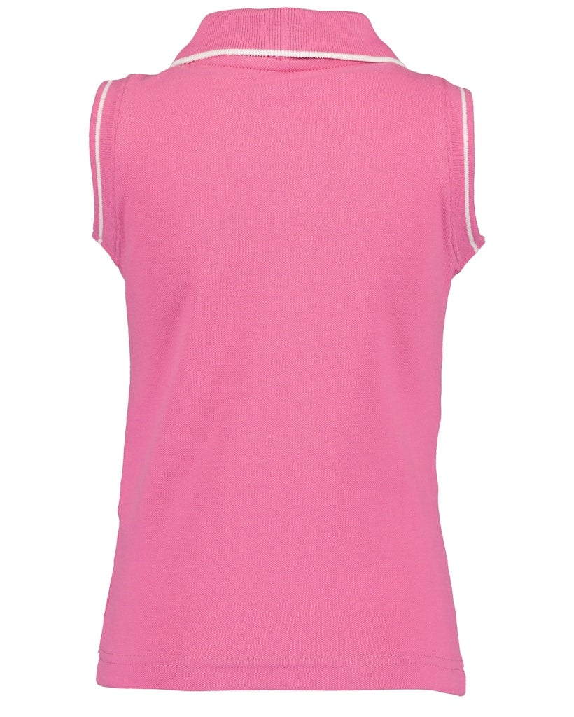 girls knitted polo shirt