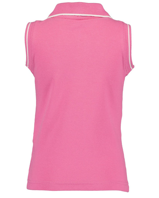 girls knitted polo shirt