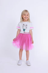 girls knitted tulle skirt