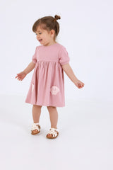 Mini girls knitted dress