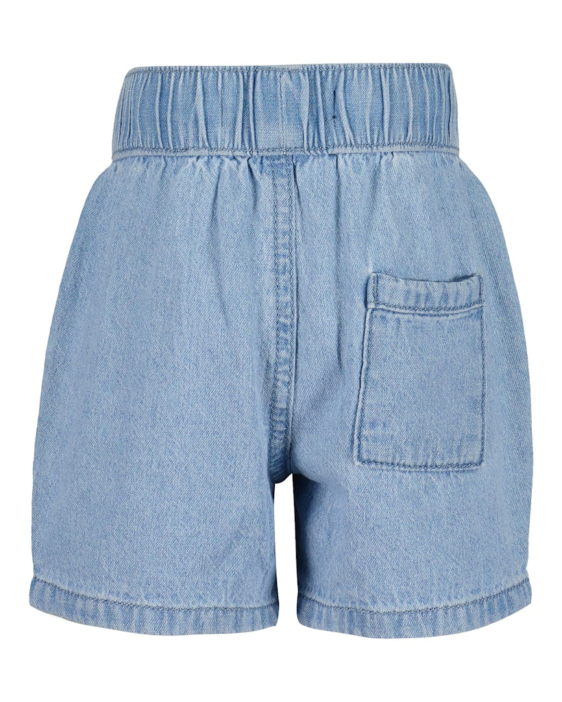 Mini boys woven jeans bermuda
