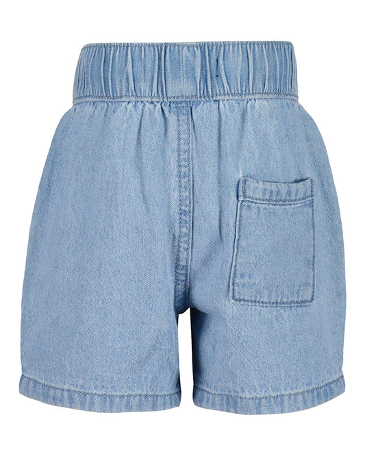 Mini boys woven jeans bermuda