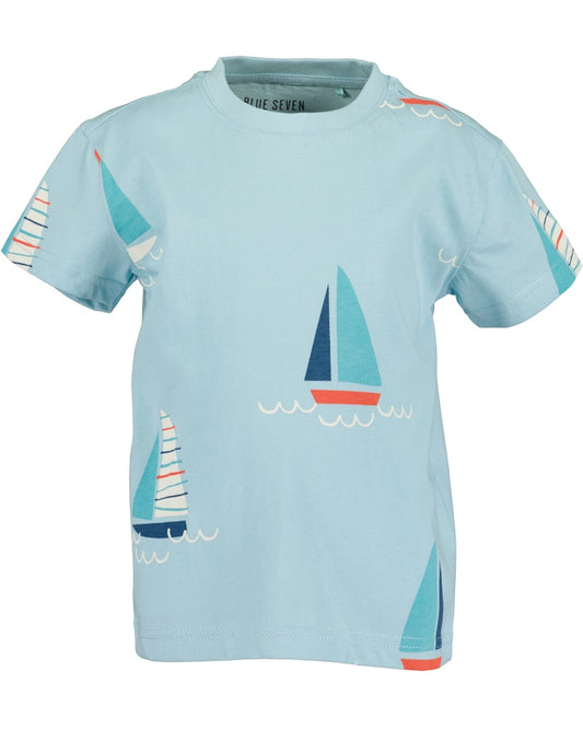 Boys Knitted T-Shirt – Blue Seven (802356)
