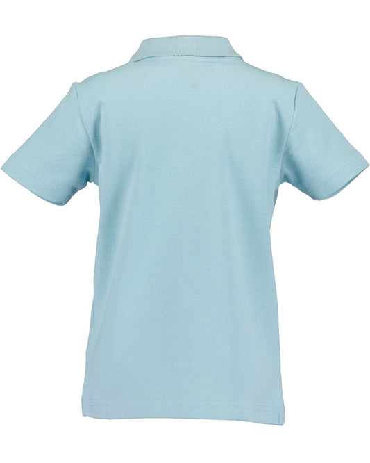 Boys Knitted Polo Shirt – Blue Seven (816033)
