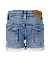 girls woven jeans shorts