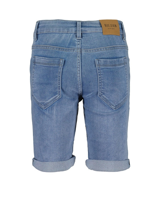 boys woven jeans bermuda