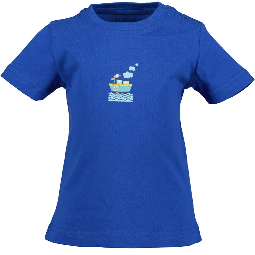 Mini boys knitted shirt