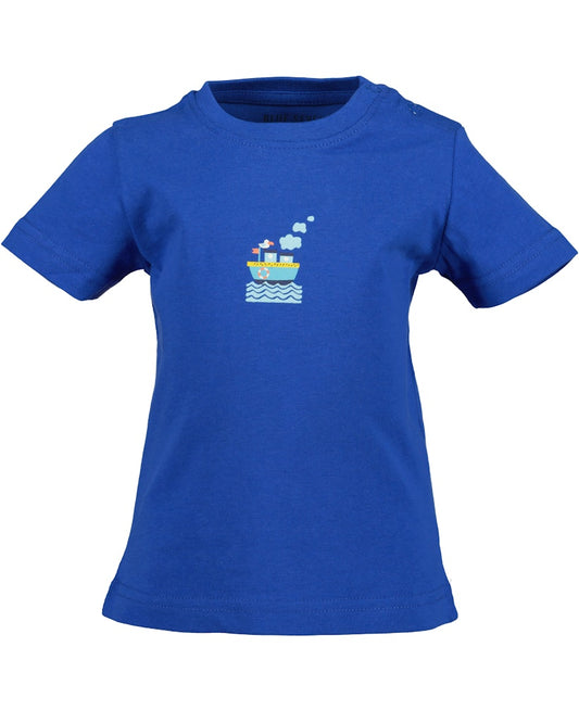 Mini boys knitted shirt