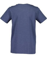 Boys Knitted T-Shirt – Jeans Blue