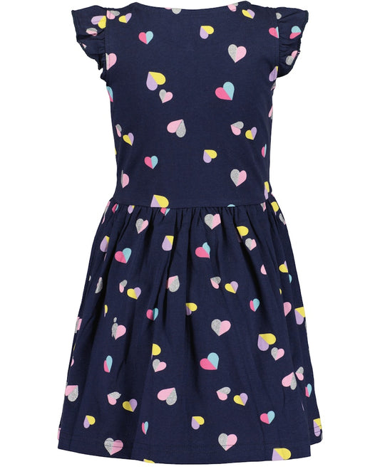 Girls Knitted Dress – Blue Seven (721687)