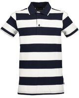 Boys Knitted Polo Shirt – Navy Blue