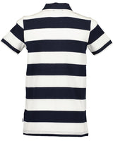 Boys Knitted Polo Shirt – Navy Blue