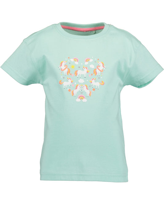 Girls Knitted T-Shirt – Blue Seven (702366)