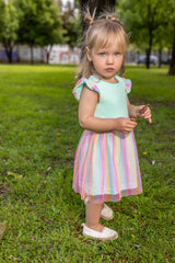 Mini girls knitted dress