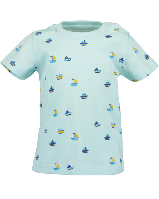 Mini boys knitted shirt
