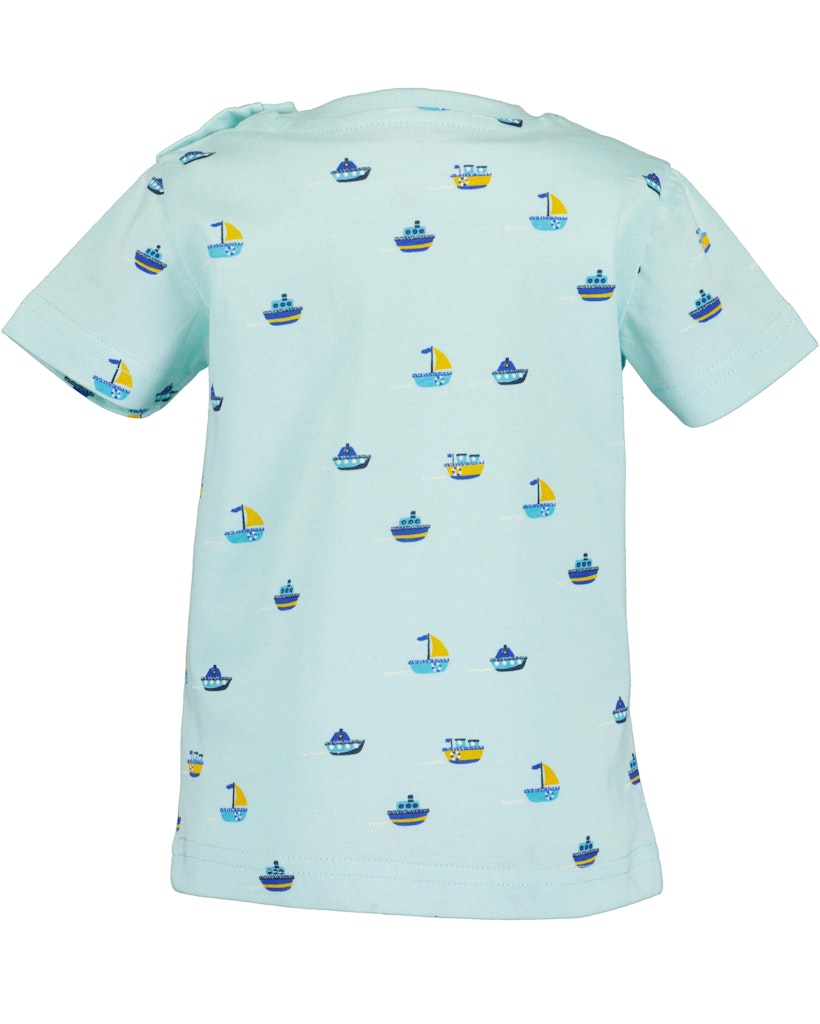 Mini boys knitted shirt