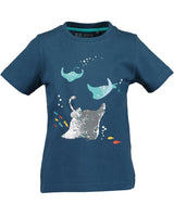 Boys Knitted T-Shirt – Blue Seven (802359)