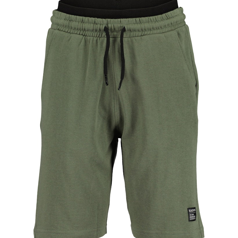 Boys Knitted Sweat Bermuda Shorts – Jeans Blue & Medium Grey