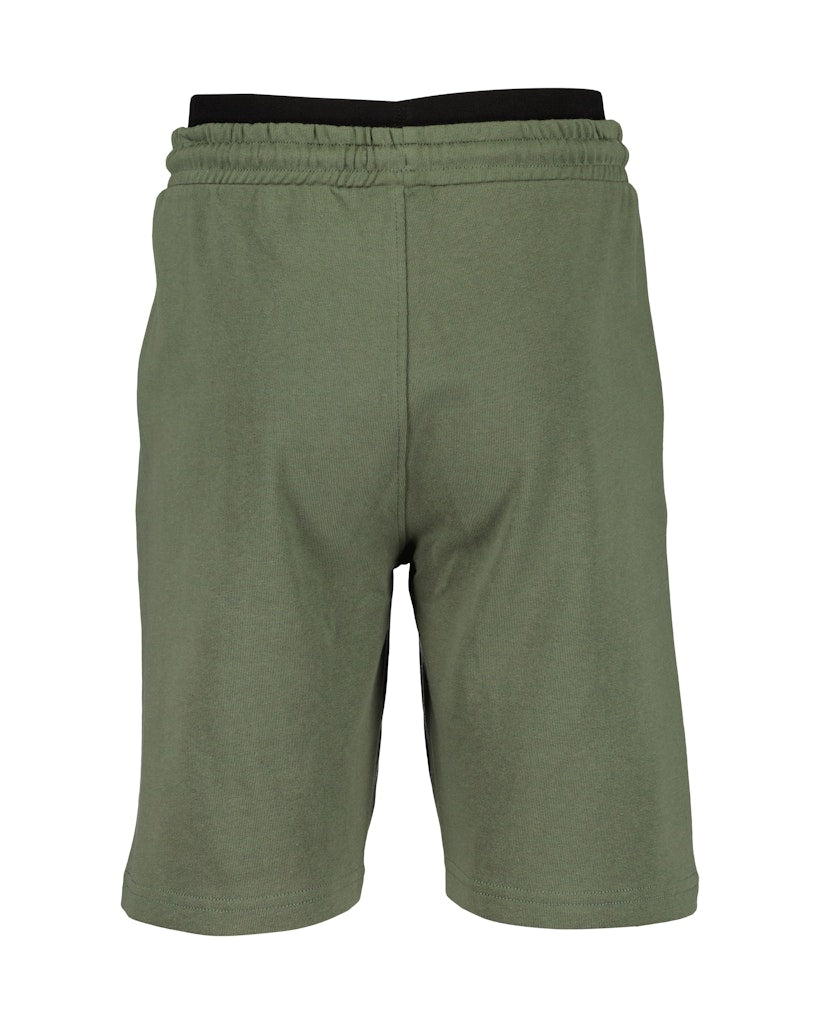 Boys Knitted Sweat Bermuda Shorts – Jeans Blue & Medium Grey