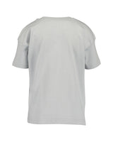 Boys Knitted T-Shirt – White & Anthracite