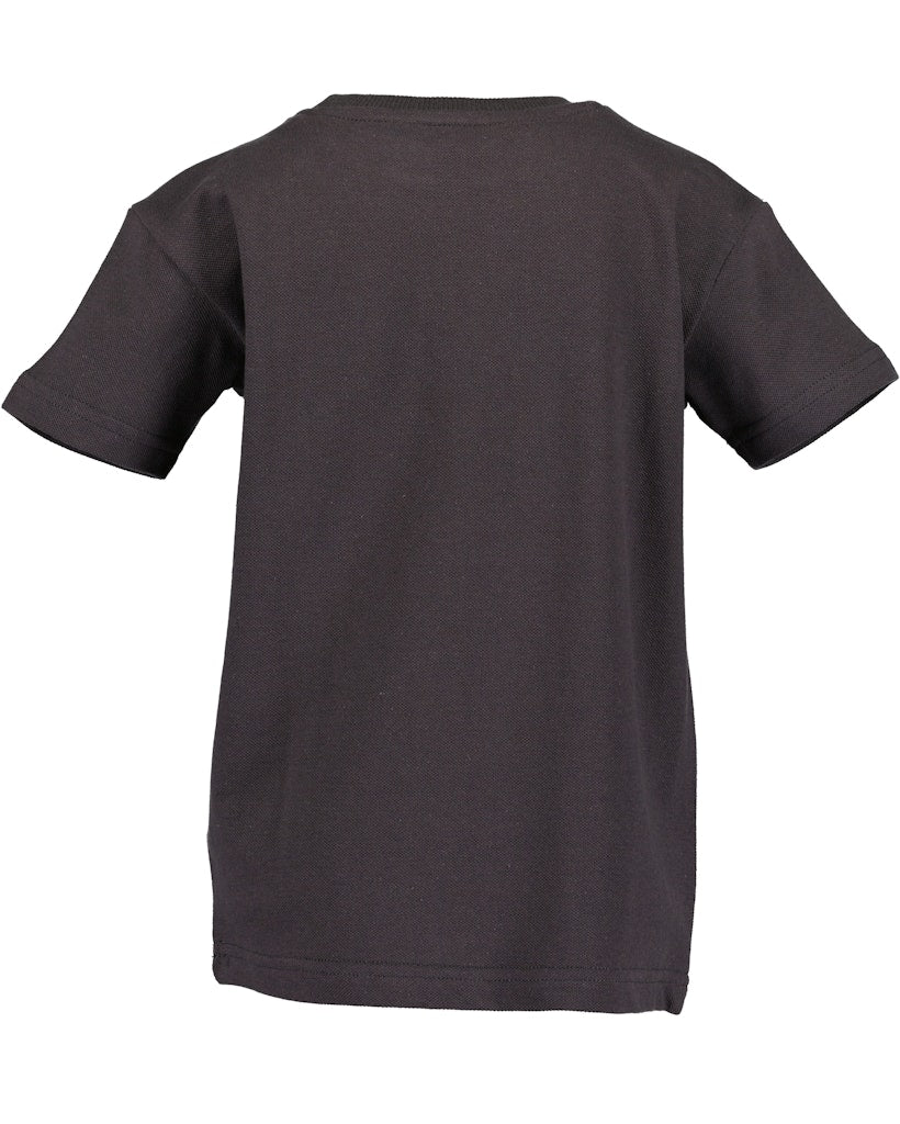 Boys Knitted T-Shirt – Anthracite