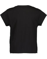 Girls Knitted T-Shirt – Black