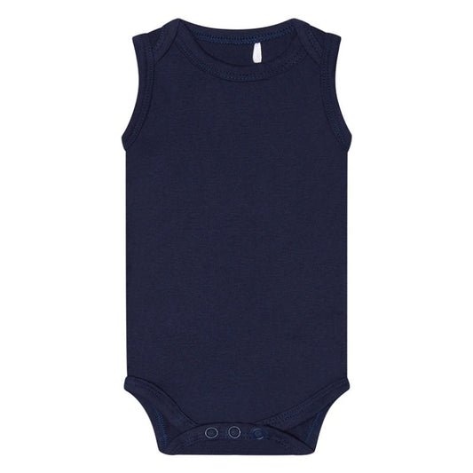 Baby Sleeveless Body – Navy