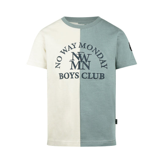 No Way Monday Kids T-Shirt – Off White