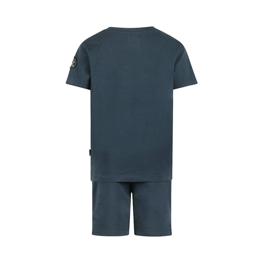 No Way Monday 2-Piece Set – T-Shirt & Shorts | Navy