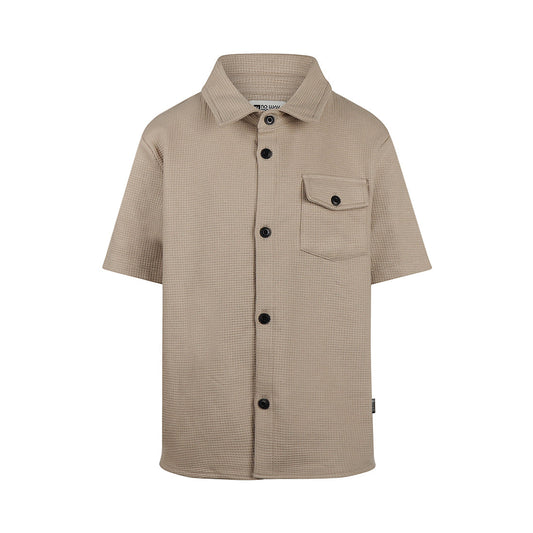 No Way Monday Kids Short Sleeve Shirt – Dark Sand