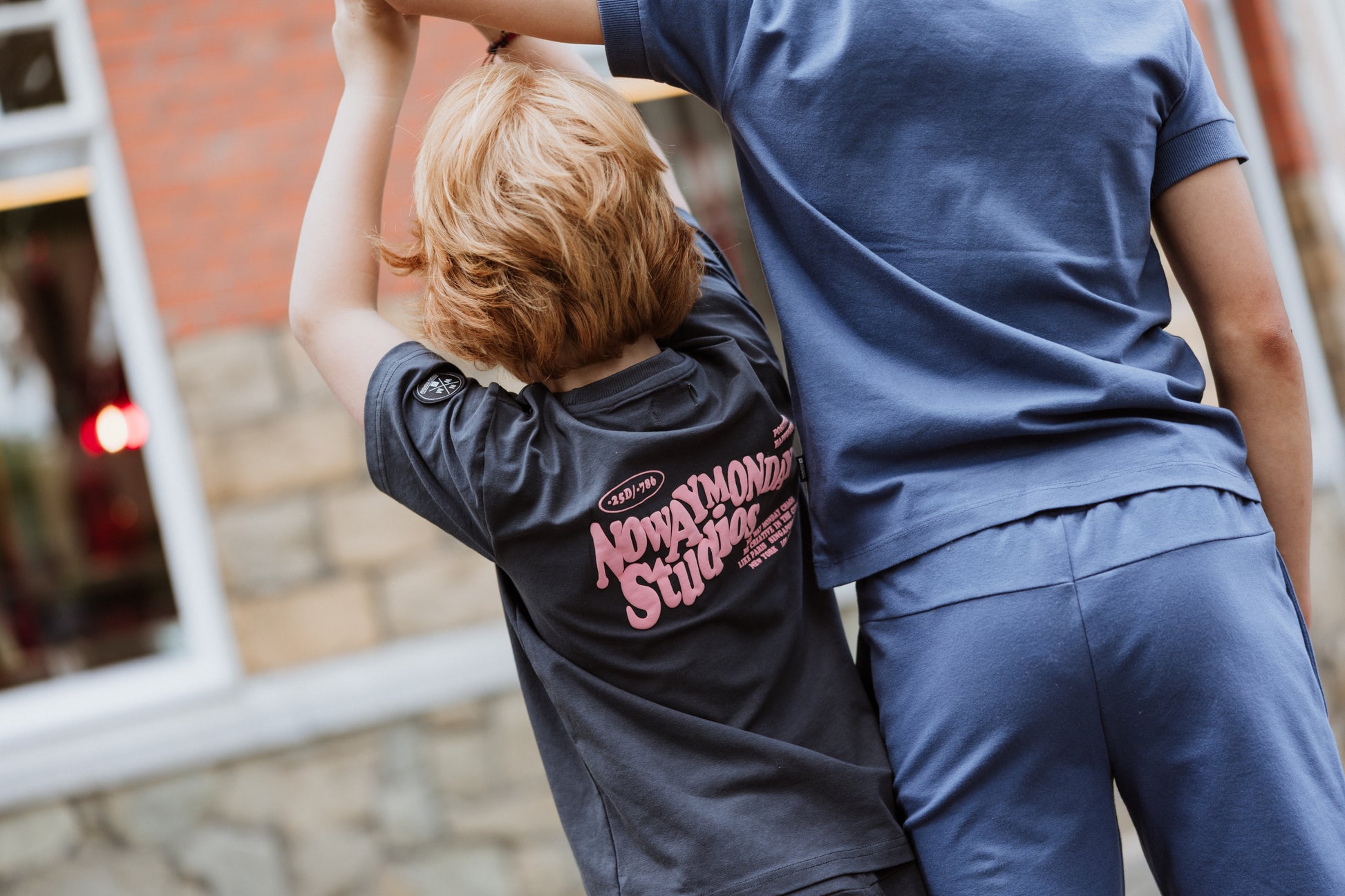 No Way Monday Kids Loose Fit T-Shirt – Anthracite