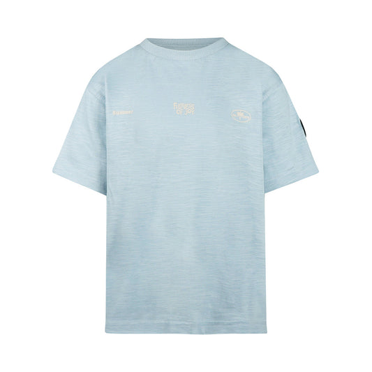 No Way Monday Kids Loose Fit T-Shirt – Light Blue