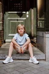 No Way Monday Kids Loose Fit T-Shirt – Light Blue
