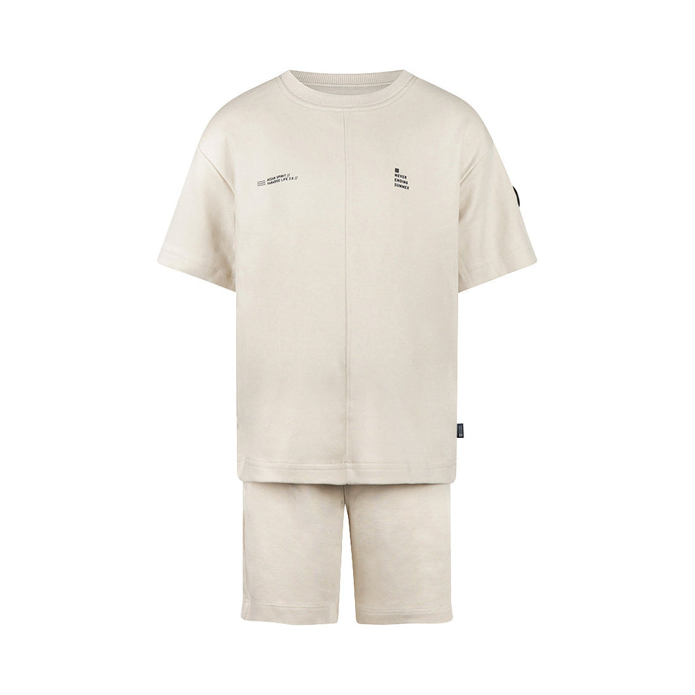 No Way Monday 2-Piece Loose Fit Set – T-Shirt & Jogging Shorts