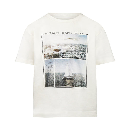 No Way Monday Kids Loose Fit T-Shirt – Off White