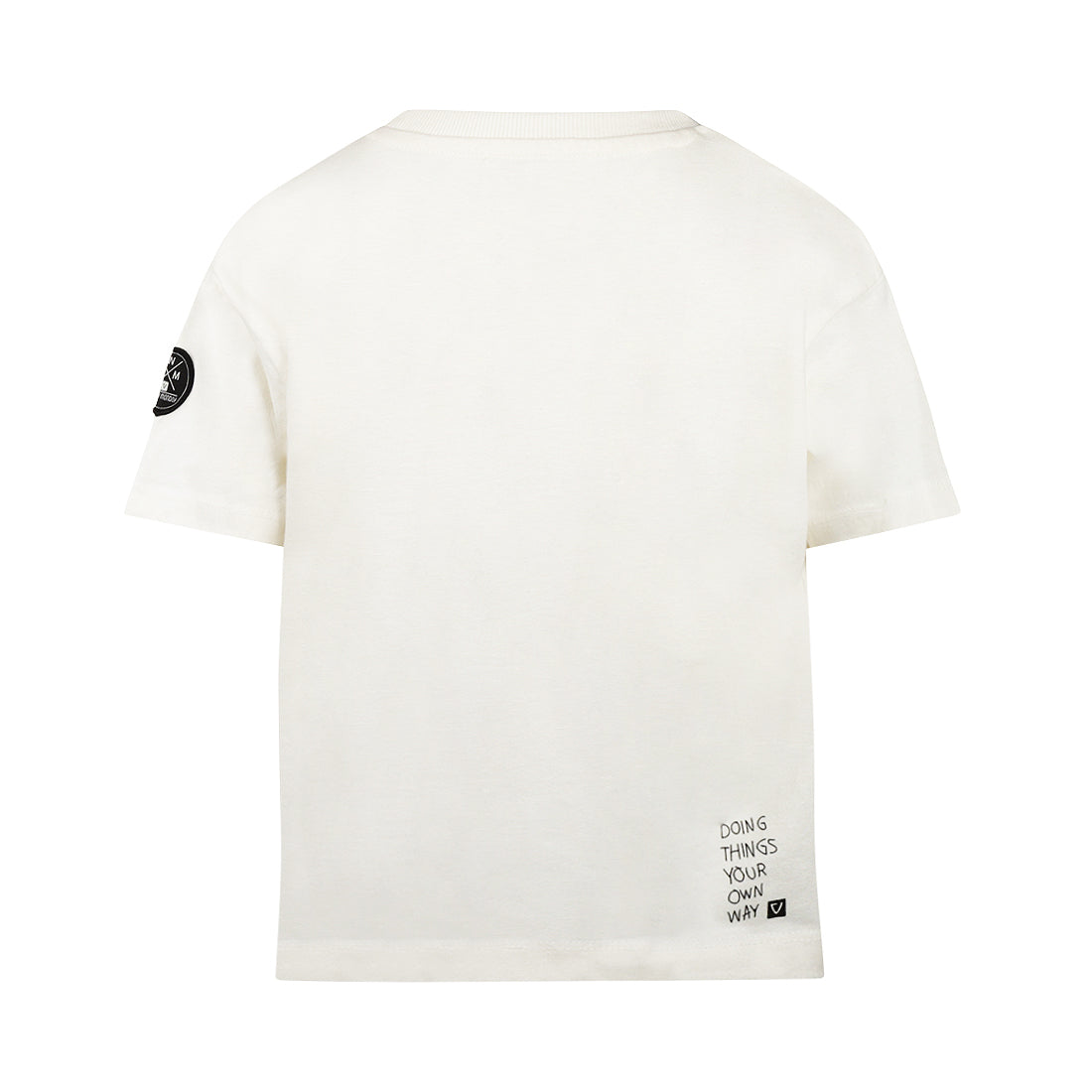 No Way Monday Kids Loose Fit T-Shirt – Off White