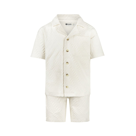 No Way Monday 2-Piece Loose Fit Set – Shirt & Shorts