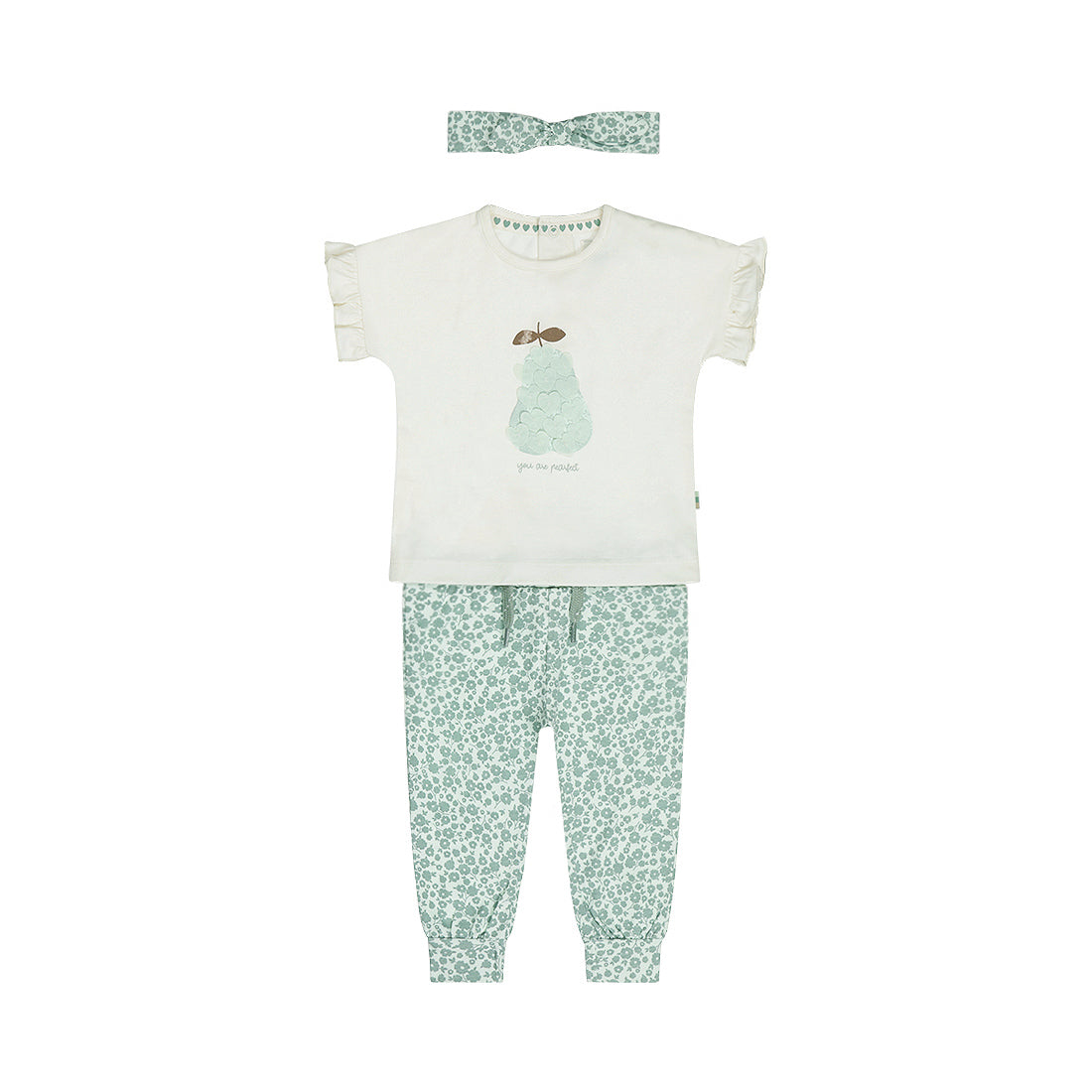 Dirkje 3-Piece Set – T-Shirt, Trousers & Headband