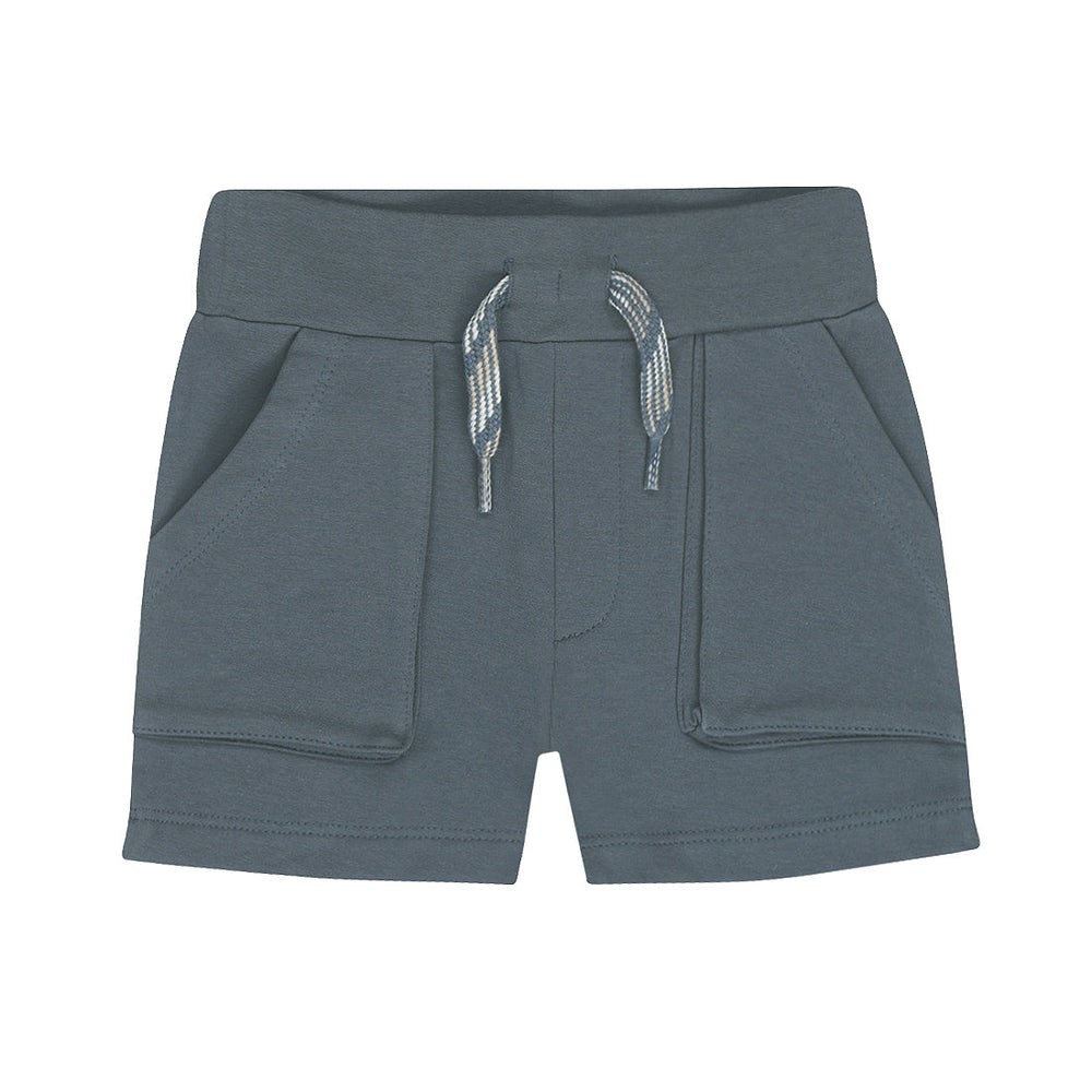 Kids Jogging Shorts – Steel Blue