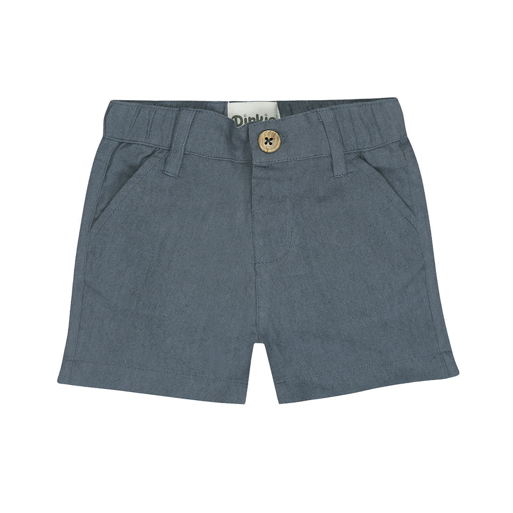 Kids Shorts – Steel Blue