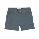 Kids Shorts – Steel Blue
