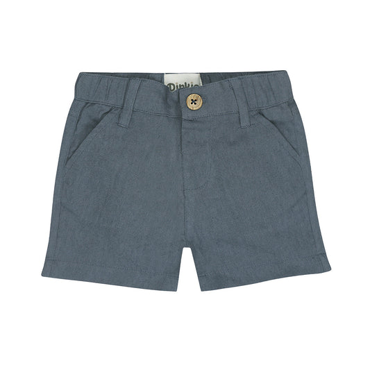 Kids Shorts – Steel Blue