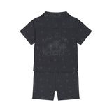 Baby 2-Piece Set – Short Sleeve Shirt + Jogging Shorts | Navy